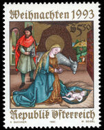 Austria 1993 Christmas unmounted mint.
