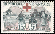 France 1918 Red Cross Fund lightly mounted mint.
