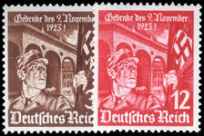 Third Reich 1935 12th Anniversary of First Hitler Putsch unmounted mint.