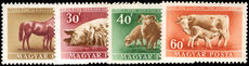 Hungary 1951 Livestock Expansion Plan Postage set unmounted mint.