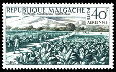 Madagascar 1960 40f Tobacco plantation unmounted mint.