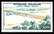 Madagascar 1960 500f Mandrare Bridge unmounted mint.