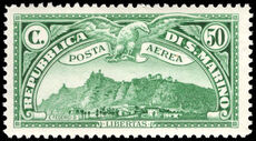 San Marino 1931 50c Mount Titano unmounted mint.