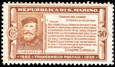 San Marino 1932 50c Garibaldi unmounted mint.
