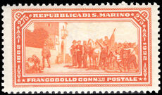 San Marino 1932 2l75 Garibaldi unmounted mint.