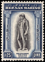 San Marino 1935 1l25 Delfico unmounted mint.