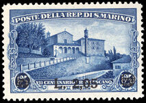 San Marino 1936 2l05 on 1l25 blue (signed Bolaffi) unmounted mint.