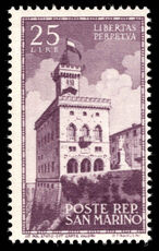 San Marino 1945 25l 50th Anniversary of Government Palace postage unmounted mint.