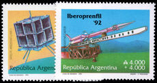 Argentina 1991 Iberoprenfil '92 Iberia-Latin America Philatelic Literature Exhibition unmounted mint.