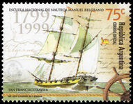 Argentina 1999 Bicentenary of Manuel Belgrano Naval Academy unmounted mint.