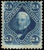 Argentina 1877-87 24c deep blue fine unmounted mint.