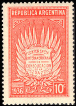 Argentina 1936 Pan-American Peace Conference unmounted mint.