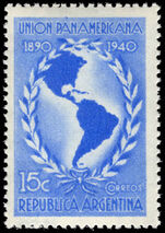 Argentina 1940 50th Anniversary of Pan-American Union unmounted mint.