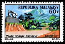 Malagasy 1972 Opening of Andapa-Sambava Highway unmounted mint.