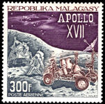 Malagasy 1973 Moon Flight of Apollo 17 unmounted mint.