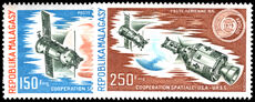 Malagasy 1974 Soviet-US Space Co-operation unmounted mint.