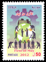 Syria 2012 Labour Day unmounted mint.
