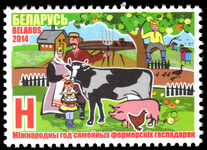 Belarus 2014 International Year of Family Farming unmounted mint.