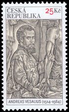 Czech Republic 2014 500th Birth Anniversary of Andreas Vesalius unmounted mint.