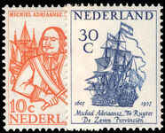 Netherlands 1957 350th Birth Anniversary of M. A. de Ruyter unmounted mint.