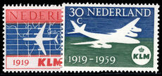 Netherlands 1958 40th Anniversary of KLM unmounted mint.