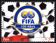Peru 2004 Centenary of FIFA unmounted mint.