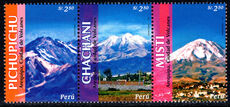 Peru 2006 Volcanoes unmounted mint.