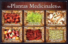 Peru 2007 Medicinal Plants block unmounted mint.