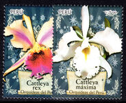 Peru 2008 Orchids unmounted mint.