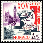 Monaco 1966 35th Monte Carlo Rally unmounted mint.