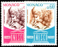 Monaco 1966 20th Anniversary of UNESCO unmounted mint.