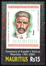 Mauritius 2001 Centenary of Gandhis Visit to Mauritius unmounted mint.