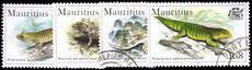 Mauritius 1998 Geckos fine used.