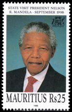 Mauritius 1998 Nelson Mandela unmounted mint.