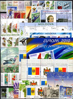 Moldova 2010 commemorative year set incl booklet unmounted mint.
