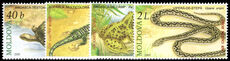 Moldova 2005 Reptiles and Amphibians unmounted mint.