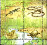 Moldova 2005 Reptiles and Amphibians souvenir sheet unmounted mint.
