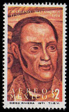 Mexico 1971 Patriot Mariano Matamoros unmounted mint.