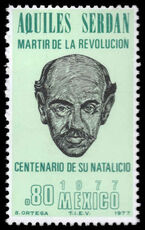 Mexico 1977 Birth Centenary of Aquiles Serdan unmounted mint.