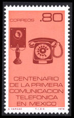 Mexico 1978 Centenary of Mexican Telephone unmounted mint.