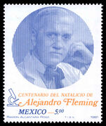 Mexico 1981 Birth Centenary of Sir Alexander Fleming unmounted mint.
