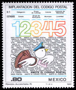 Mexico 1981 Inauguration of Postcodes unmounted mint.