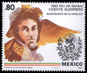 Mexico 1982 Birth Bicentenary of Vicente Guerrero unmounted mint.