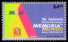 Mexico 2000 2nd International UNESCO World Conference unmounted mint.