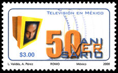 Mexico 2000 50th Anniversary of Television in Mexico unmounted mint.