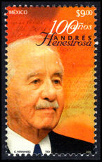 Mexico 2006 Birth Centenary of Andres Henestrosa unmounted mint.