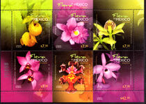 Mexico 2010 Orchids souvenir sheet unmounted mint.