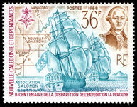 New Caledonia 1988 Bicentenary of Disappearance of La Perouse's Expedition unmounted mint.
