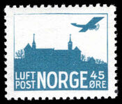 Norway 1927 Air first printing unmounted mint.