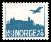 Norway 1934 Air second printing unmounted mint.